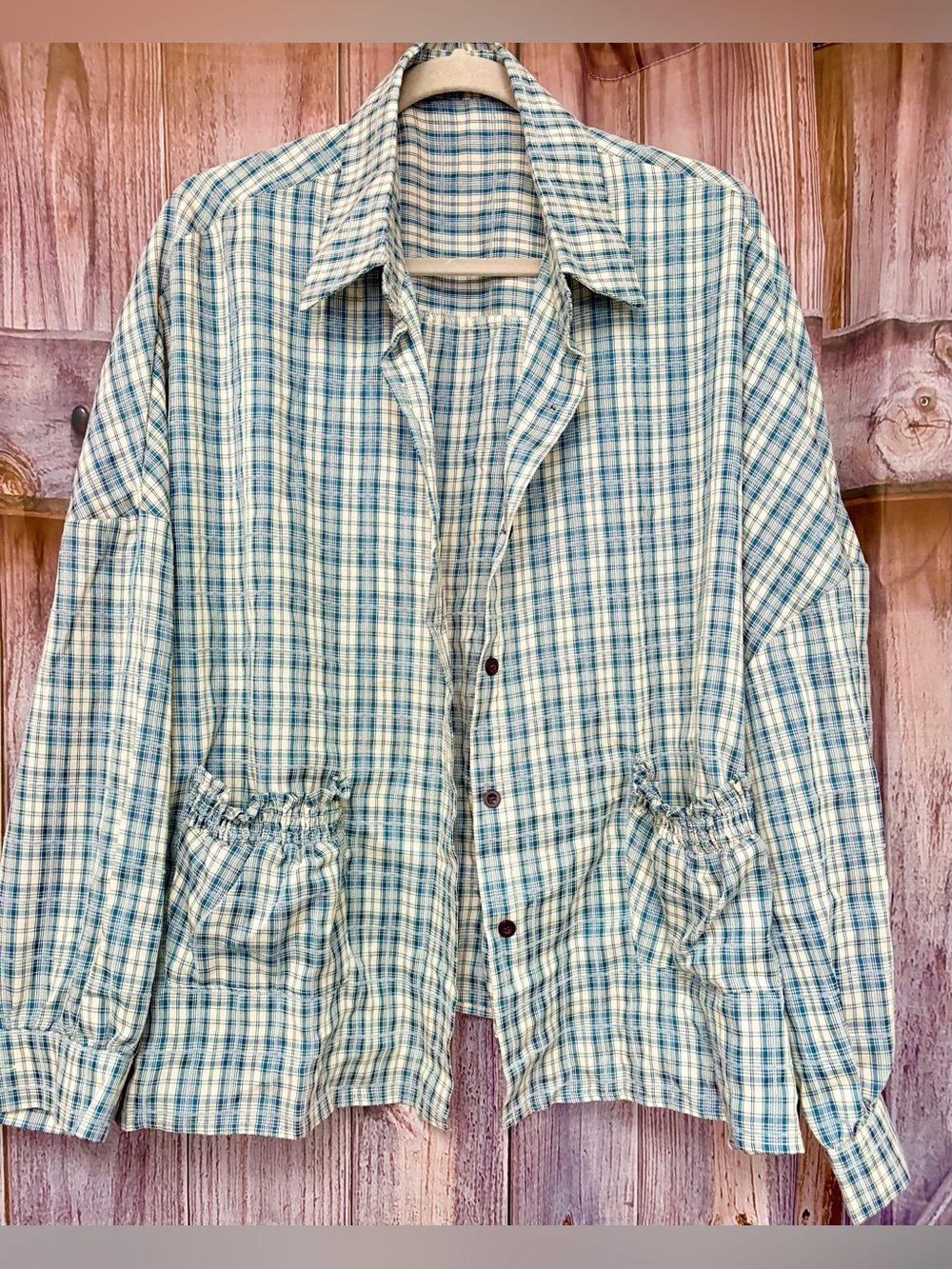 New Ladies Summer weLight Blue Jacket - Classic Relaxed oversized